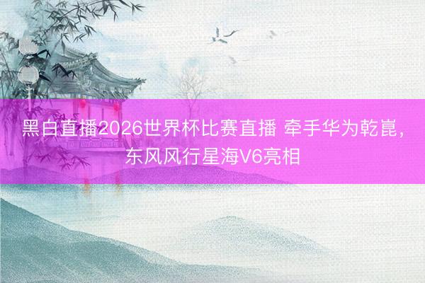 黑白直播2026世界杯比赛直播 牵手华为乾崑，东风风行星海V6亮相